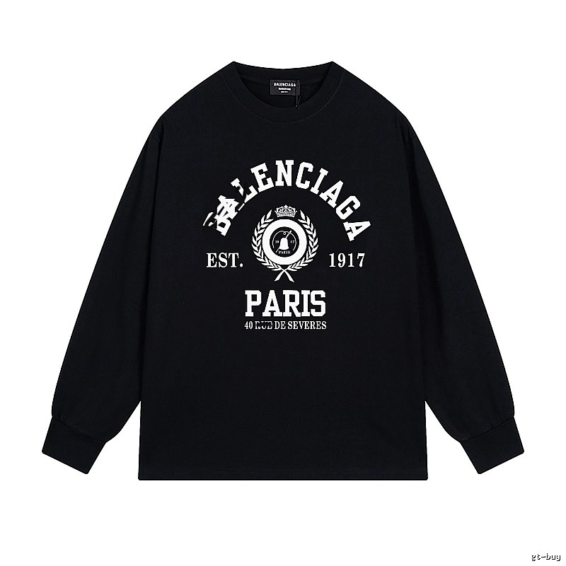 Balenciaga retro black long-sleeve
