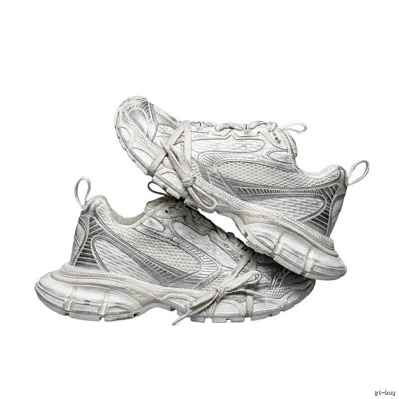 Balenciaga retro silver-gray sneakers