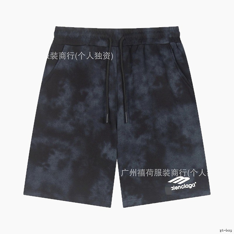 Balenciaga tie-dye style shorts