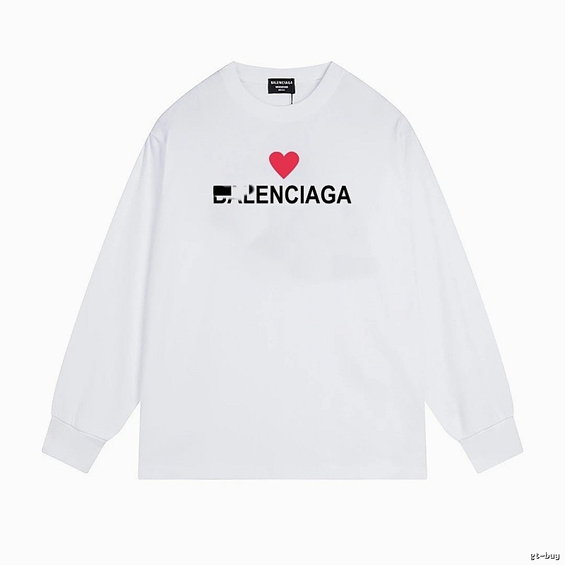 Balenciaga's simple white T-shirt with a heart design.