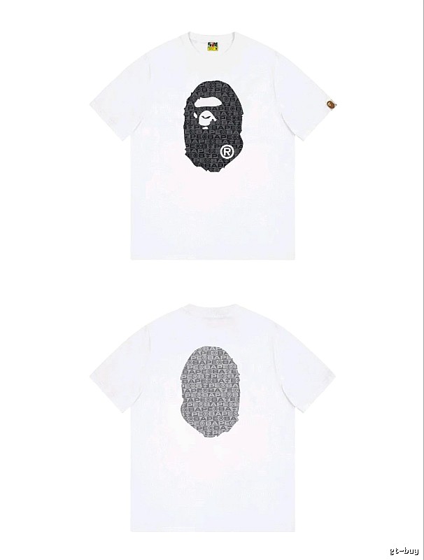 Bape Ape Head Simple White T-shirt
