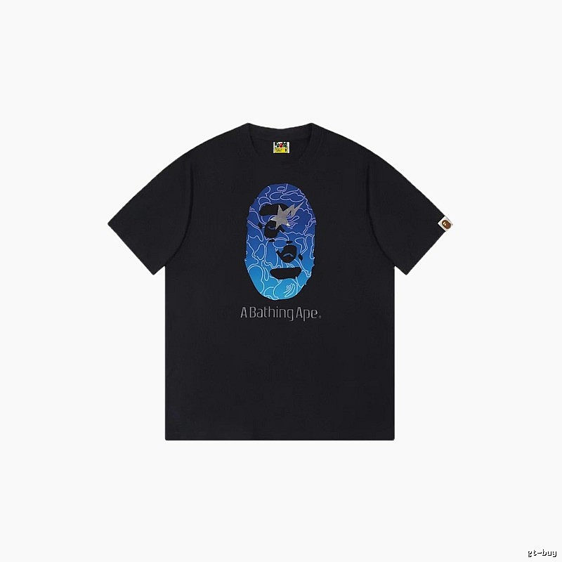 Bape Ape Head Trendy Cool Black T-shirt
