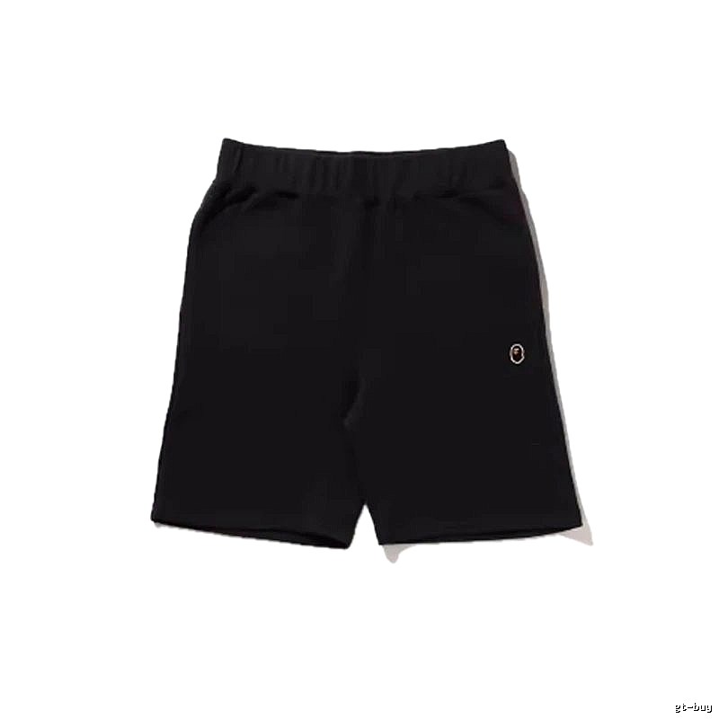 Bape basic black shorts