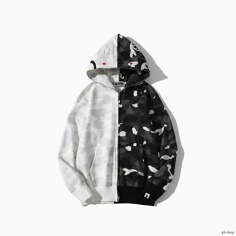 Bape camouflage patchwork style coat