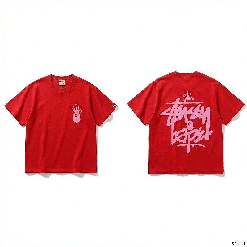Bape Crown Graffiti Style T-shirt