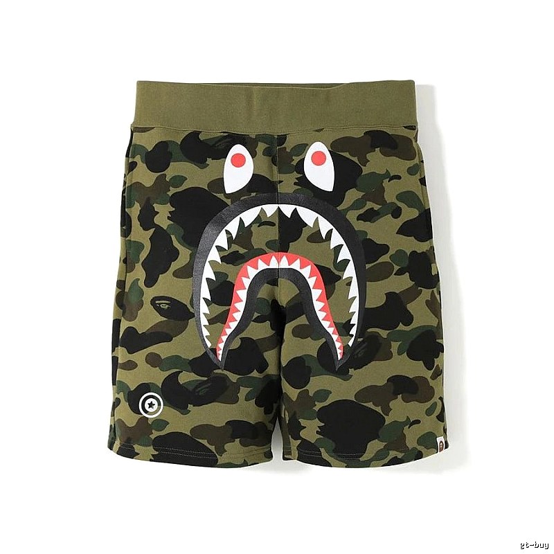 Bape Shark Camouflage Shorts