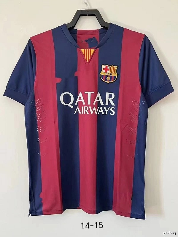 Barcelona Gift Ready Retro soccer jersey Blue Red Barcelona with Standout Detail