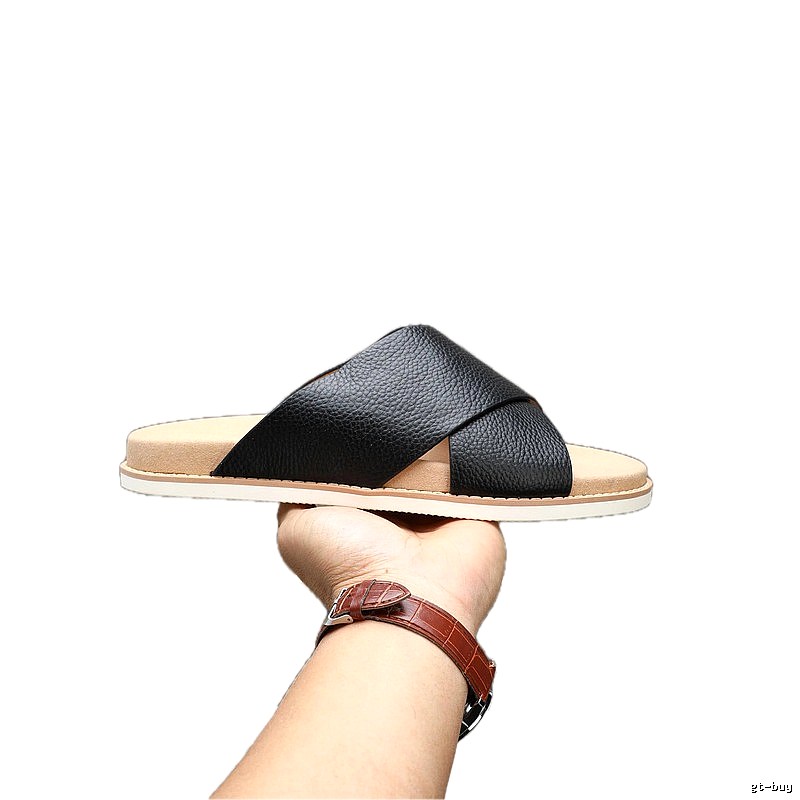 Brunello Cucinelli Casual-style Black Slide Sandals