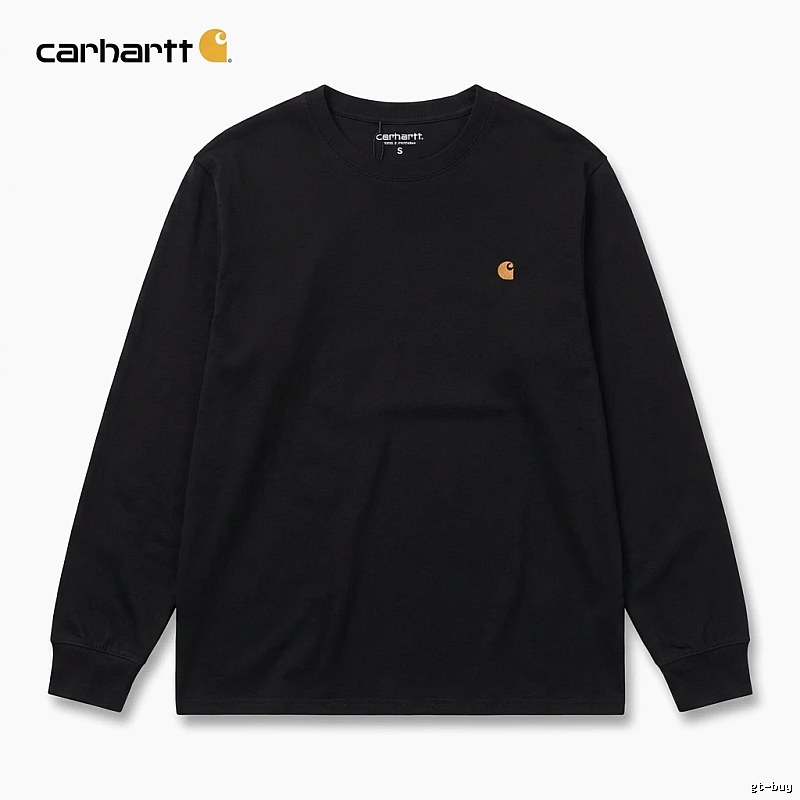 Carhartt basic black long-sleeve shirt