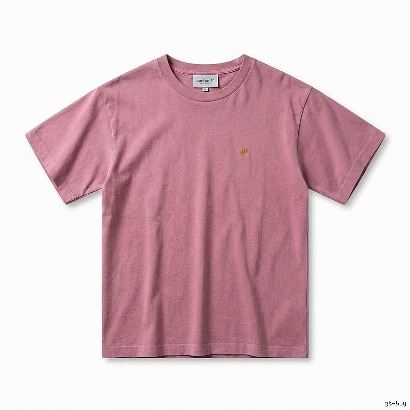 Carhartt basic simple style pink T-shirt