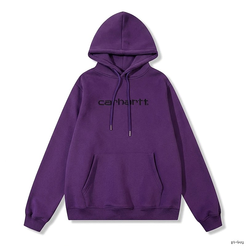 Carhartt simple-style purple sweatshirt