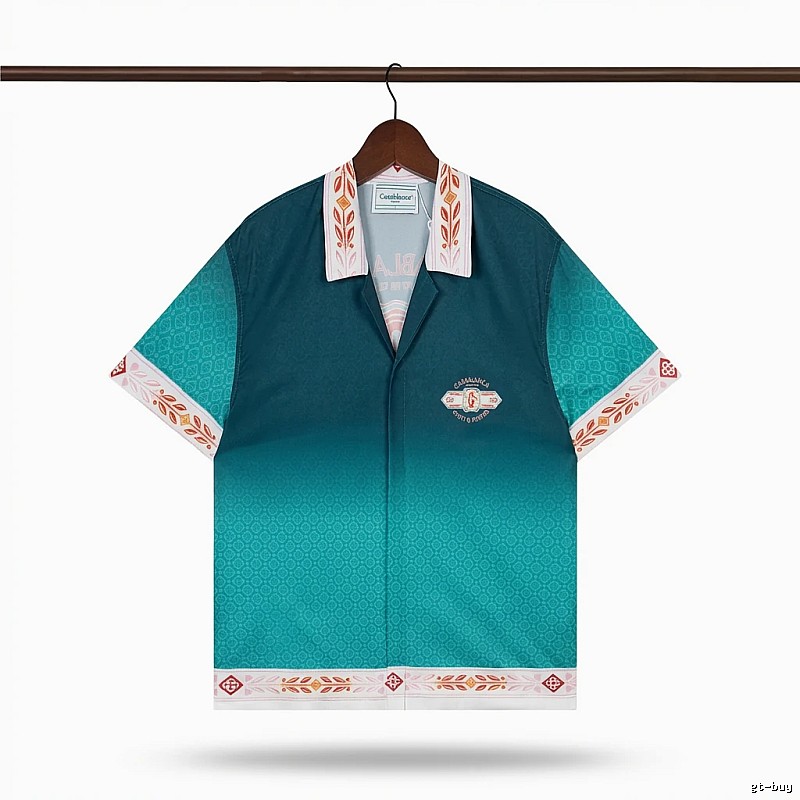 Casablanca Gradient Retro Style Shirt