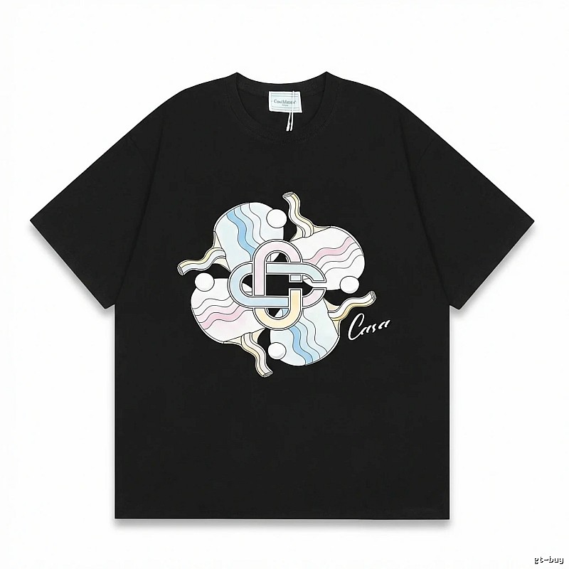 Casablanca Printed Trendy T - Shirt