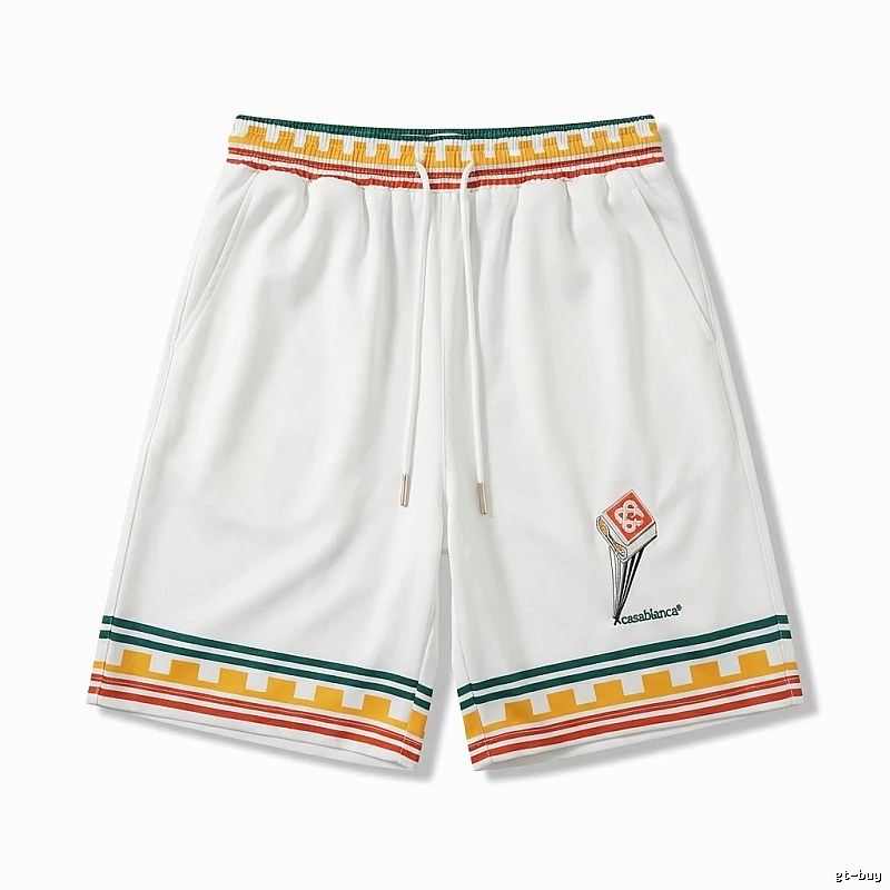 Casablanca retro style white shorts