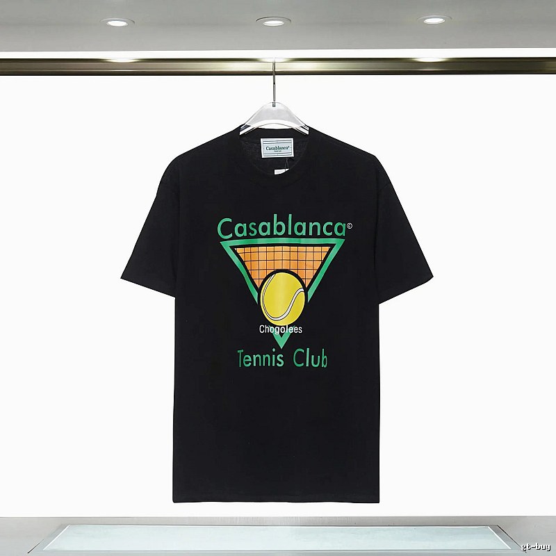 Casablanca Tennis Style Black T-shirt