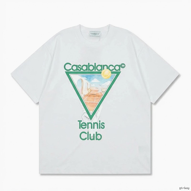 Casablanca Tennis Style White T-shirt