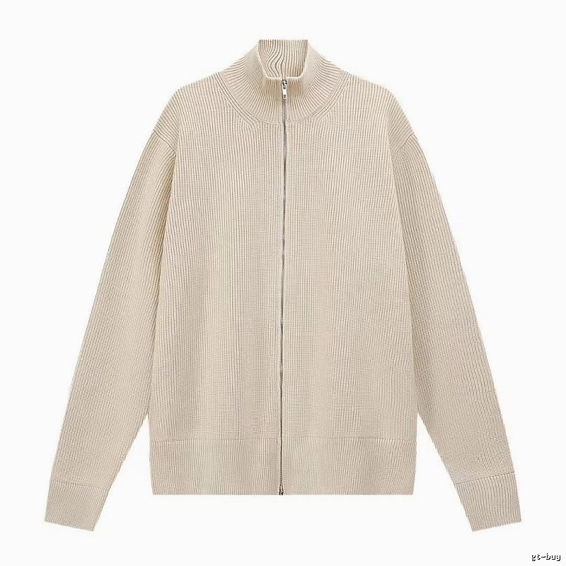 Casual Zip jacket Black Minimalist Full for Streetwear Looks
