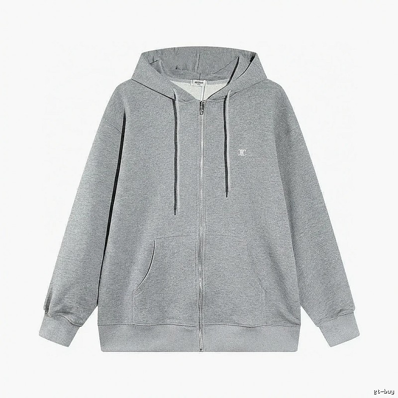 CELINE grey casual style hoodie
