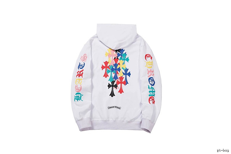 Chrome Hearts 2088-39 White Cross Graphic Hoodie City Outfit