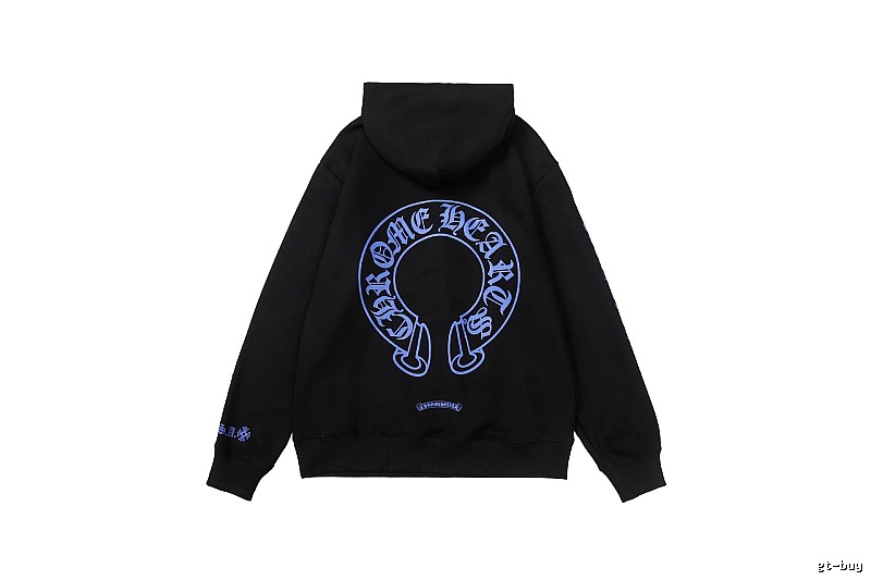 Chrome Hearts 2088-97 Black Cross Graphic Hoodie Downtown Style