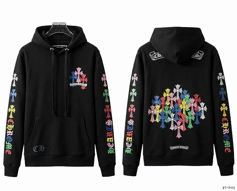 Chrome Hearts Colorful Cross Hoodie