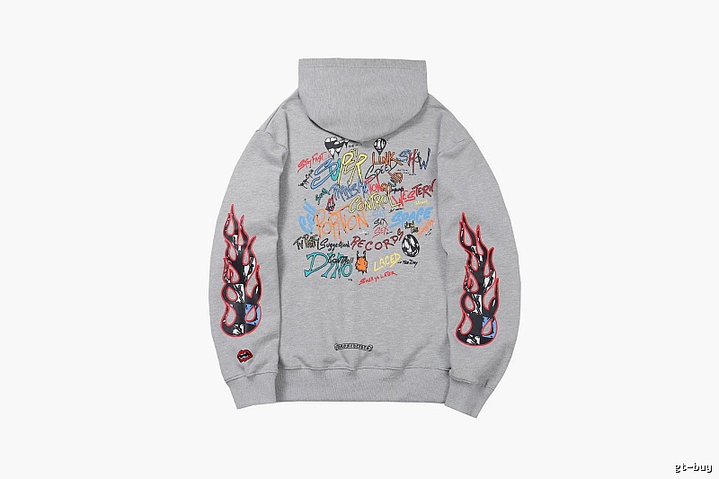 Chrome Hearts Compact Cross graphic hoodie Black Blue Cross for Smart Casual Looks
