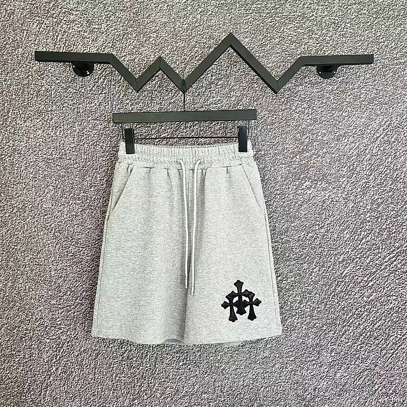 Chrome Hearts Cross Casual Style Grey Shorts
