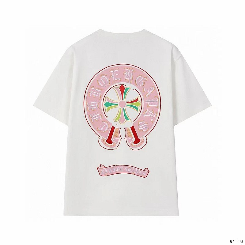 Chrome Hearts Cross Print Street Style Off-white T-Shirt
