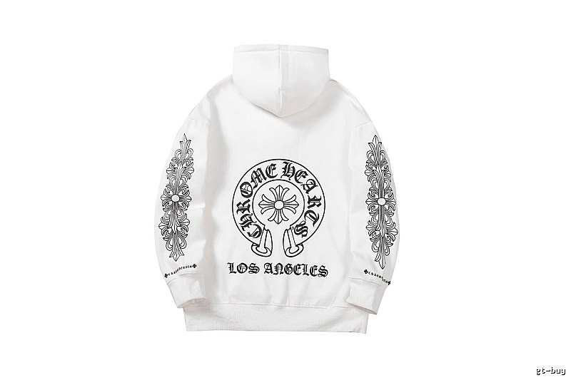 Chrome Hearts Daily Cross graphic hoodie Black Blue Cross for City Outfits