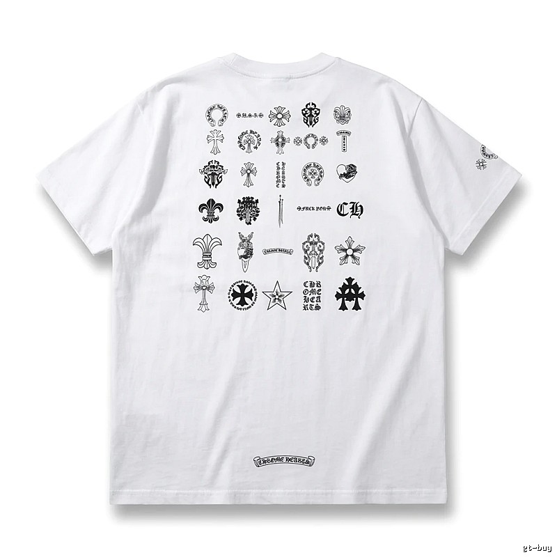 Chrome Hearts Dark Style White T-shirt