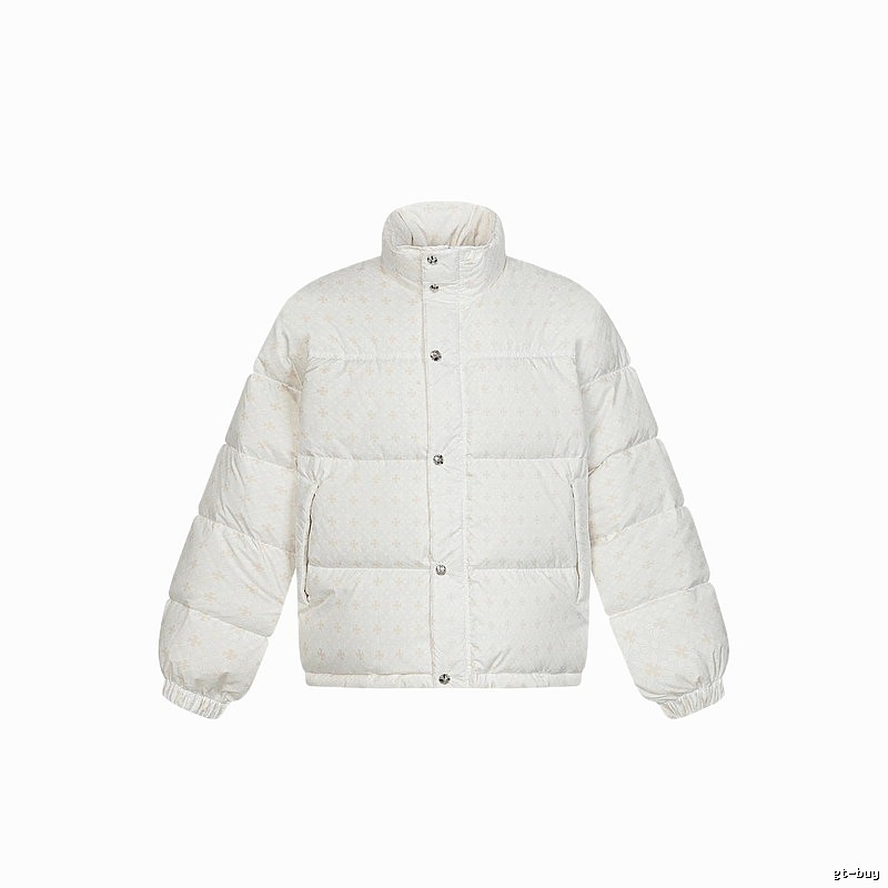 Chrome Hearts Retro Style White Cotton Coat