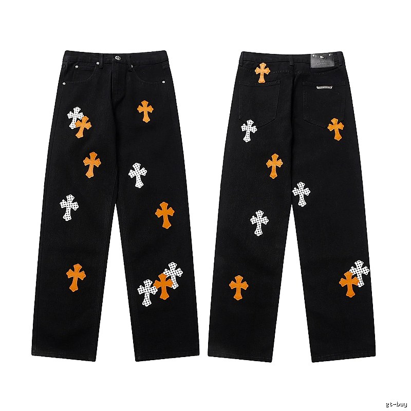 Chrome Hearts Sport Graphic jeans Light Denim Jeans for Collection Drops