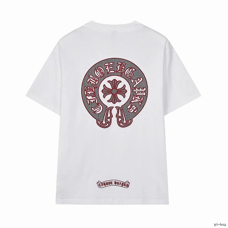 Chrome Hearts Vintage Embroidered Horseshoe White T-Shirt