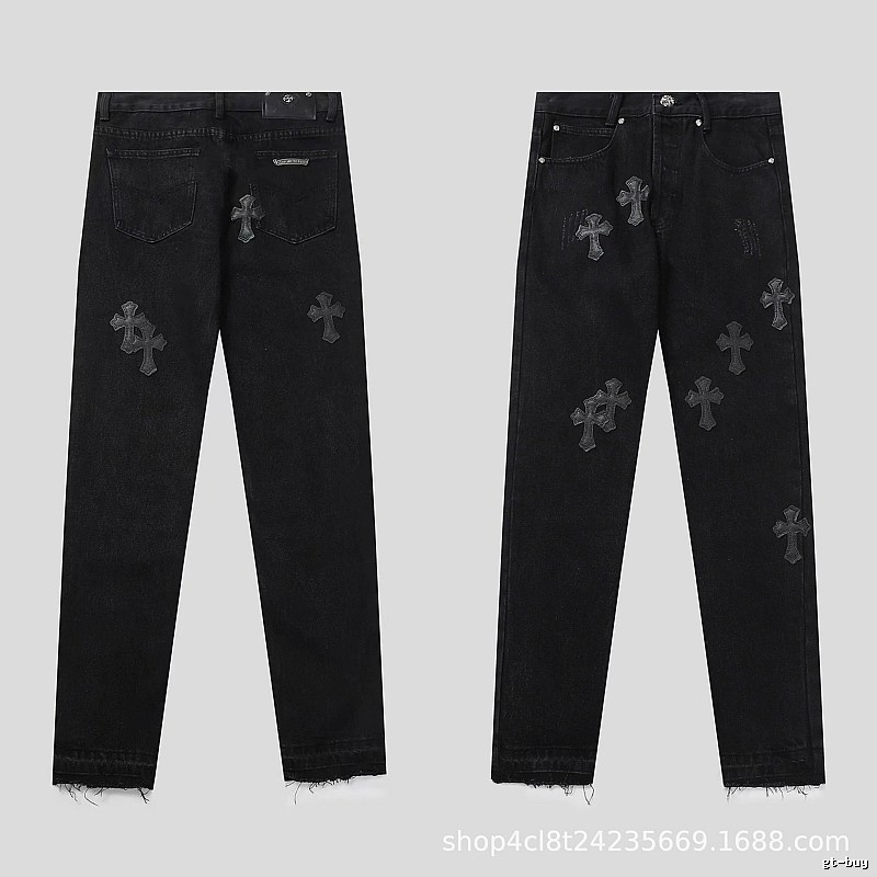 Chrome Hearts Weekend Graphic jeans Light Denim Jeans for Seasonal Looks