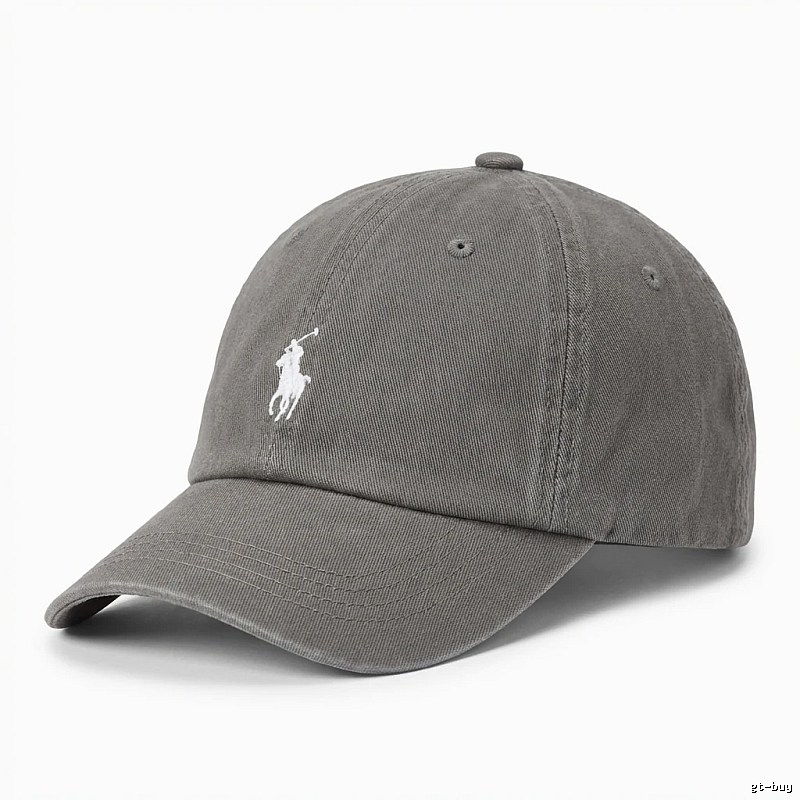 Classic gray baseball cap of Ralph Lauren