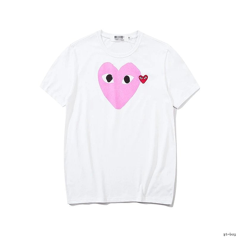 Comme des Garcons PLAY 2023-03 Style 2303 Heart Logo T-Shirt Downtown Style