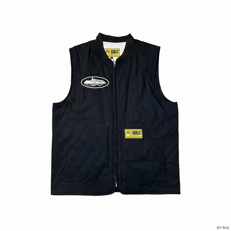 Corteiz black trendy vest