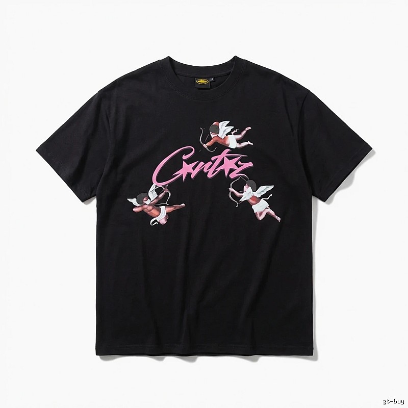 Corteiz Cupid Trendy Cool Black T-shirt