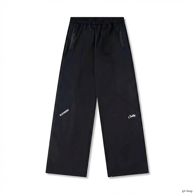 Corteiz Elite Series Trendy and Cool Style Black Long Pants