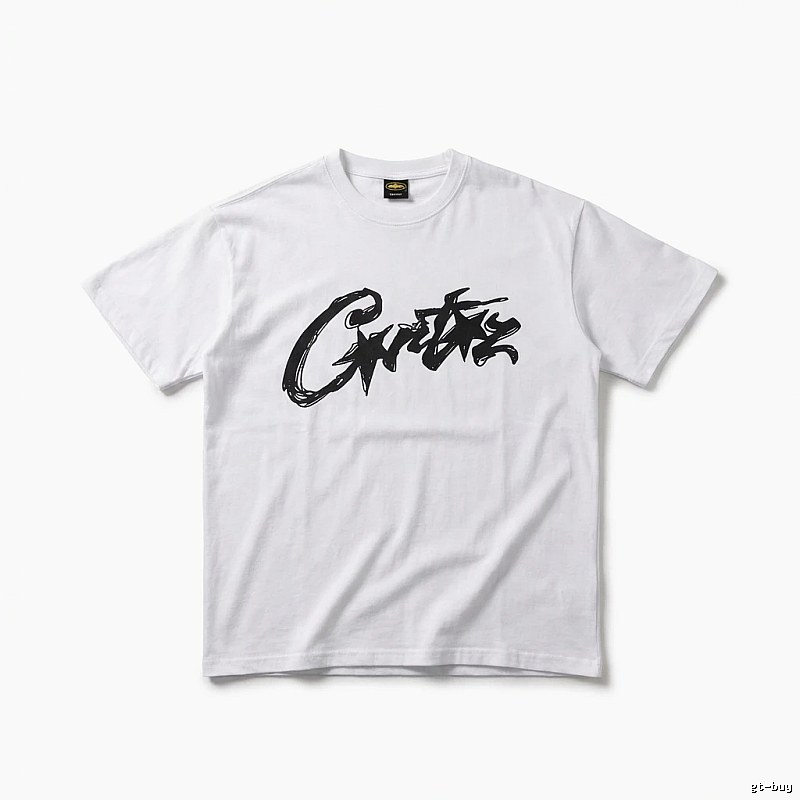Corteiz Graffiti Style White T-shirt