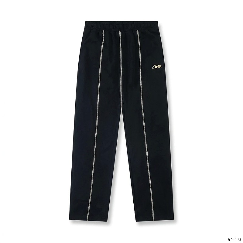 Corteiz minimalist style black trousers
