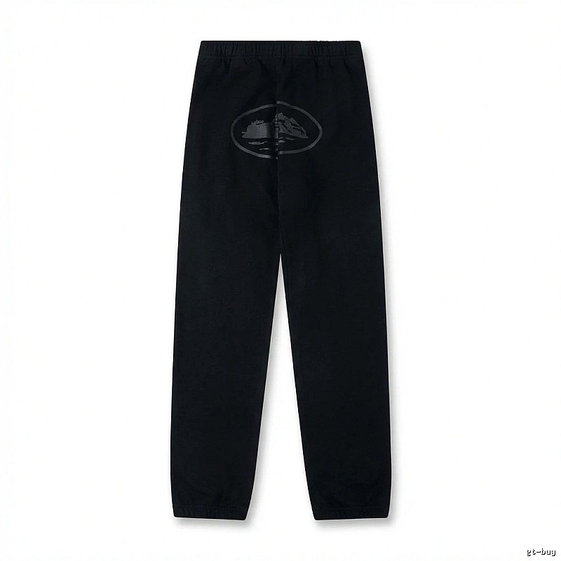 Corteiz Printed Casual Black Pants