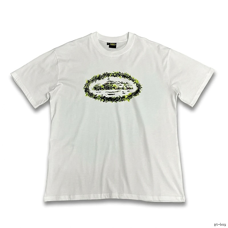 Corteiz Printed Trendy Brand White T-shirt
