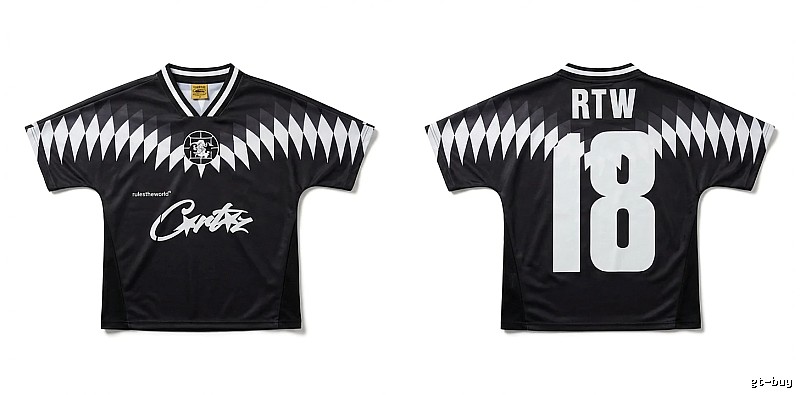 Corteiz RTW Series Black and White Wind Top
