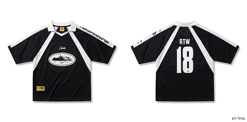 Corteiz RTW Series Sporty Black Short-sleeve Shirt