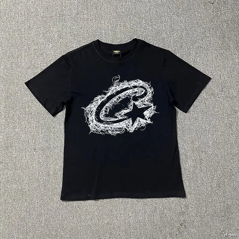 Corteiz Summer Logo T-shirt Black Corteiz with Bold Graphic