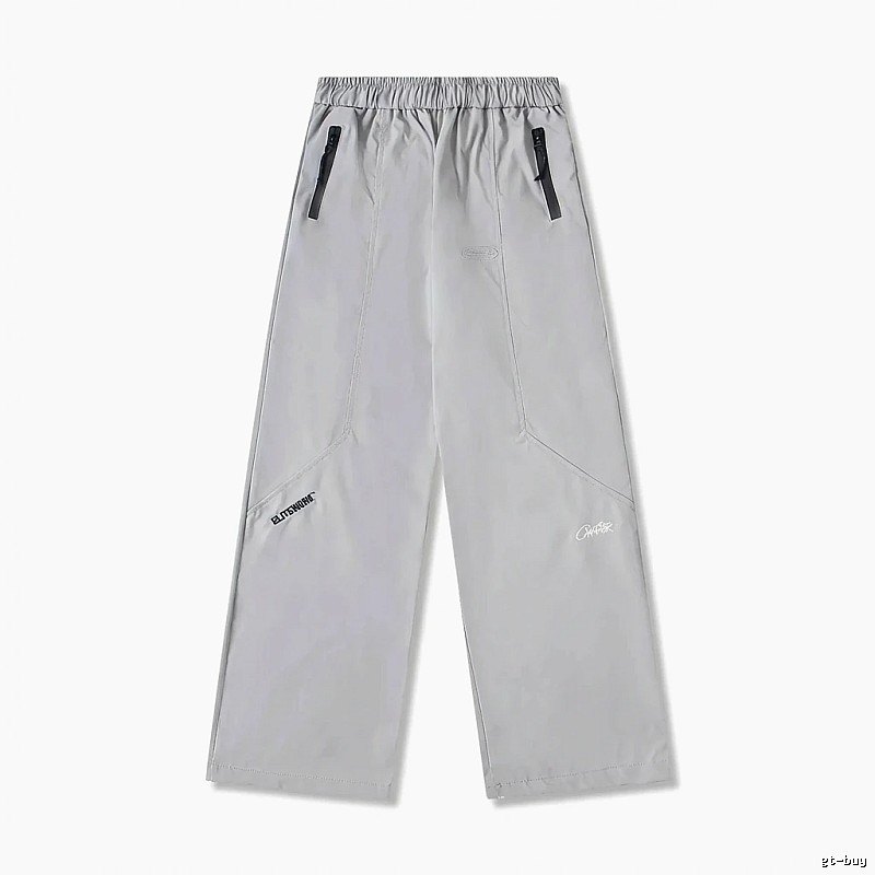Corteiz Workwear Style Light Grey Trousers