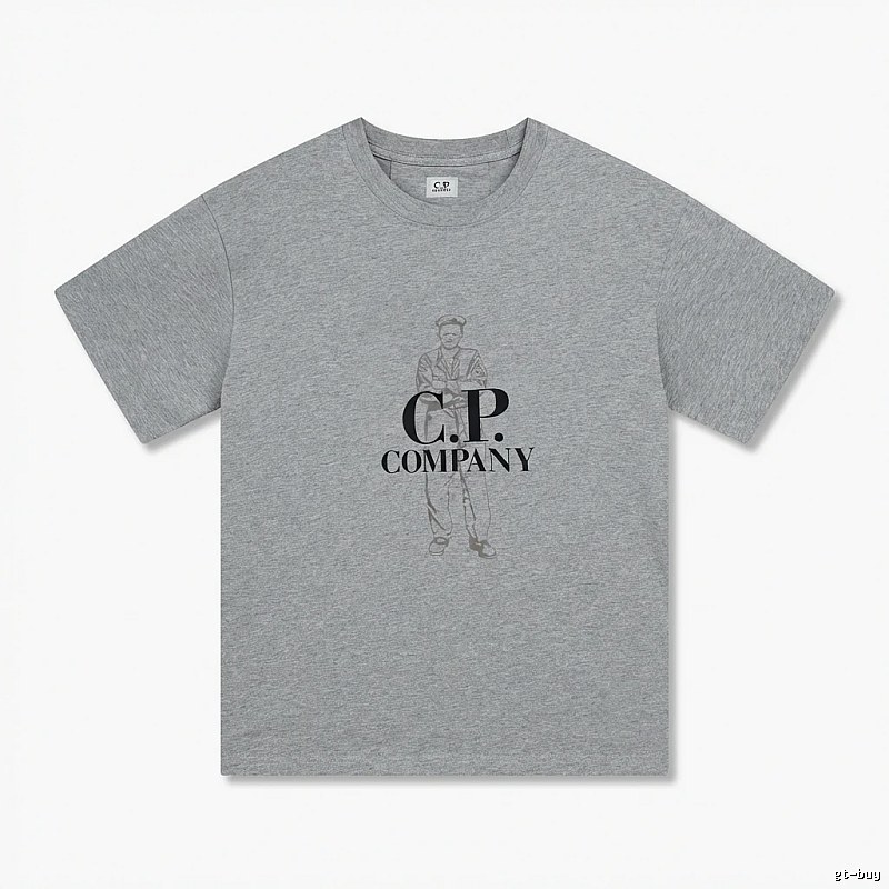 C.P. Retro Style Gray T-shirt