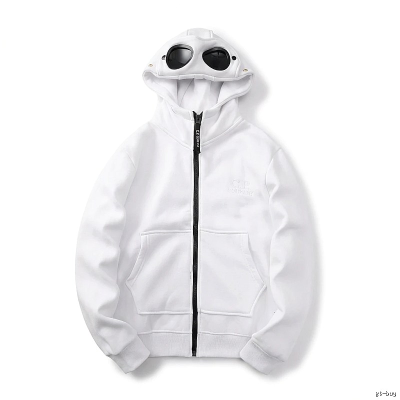 C.P. White Trendy and Cool Style Hoodie