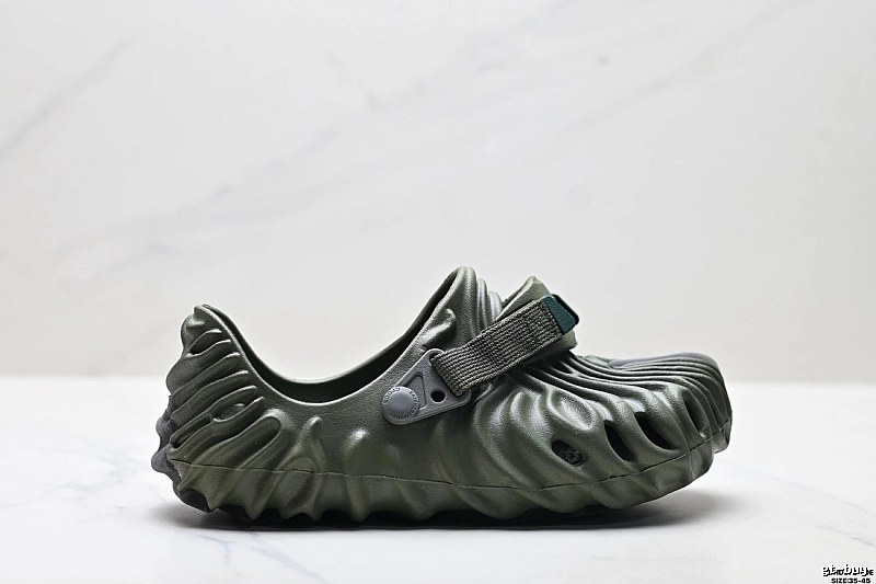 Crocs Pleated Trendy Green Shoes